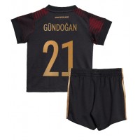 Tyskland Ilkay Gundogan #21 Fotballklær Bortedraktsett Barn VM 2022 Kortermet (+ korte bukser)
